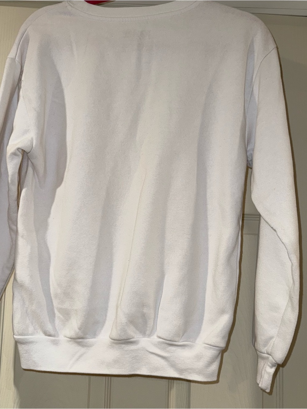 Peanuts White Crewneck Sweatshirt with Black Snoopy Graphic - Picture 3 of 3